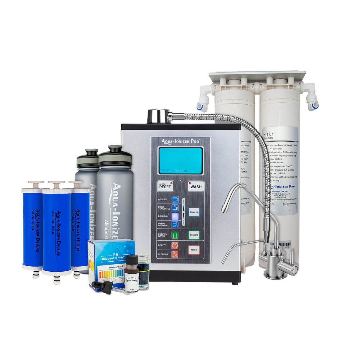 Aqua Ionizer Deluxe 9.0® Water Ionizer Premium Bundle