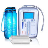 Aqua Ionizer Deluxe 5.0 Saver Bundle (Includes 3 Filters & 2 ORP Water Bottles)
